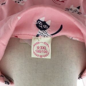 Intimates & Sleepwear | New Womens Pink Cats Pajama Set Large | Poshmark